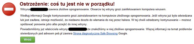 bezpieczeństwo IT - zainfekowana strona www