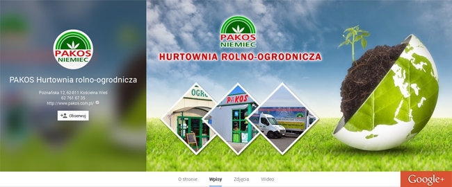 pakos - projekt graficzny & seo webdesign wykonany przez szkoleniami.pl